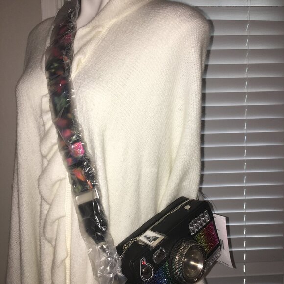 Betsey Johnson Camera Purse Crossbody - Truly Gorgeous Bet1 - Picture 6 of 8